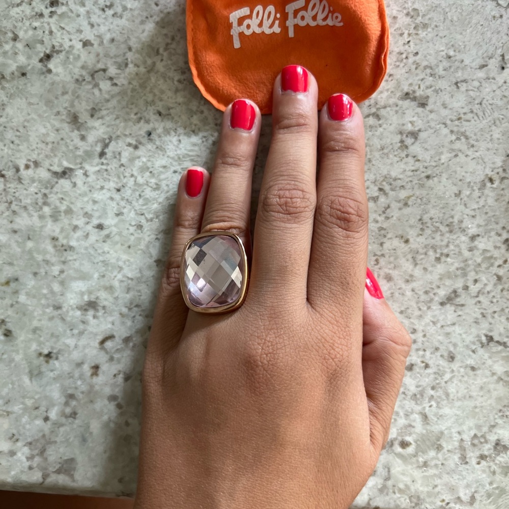 Folli Follie Pink and Gold Jewelry Set - Picture 6 of 6
